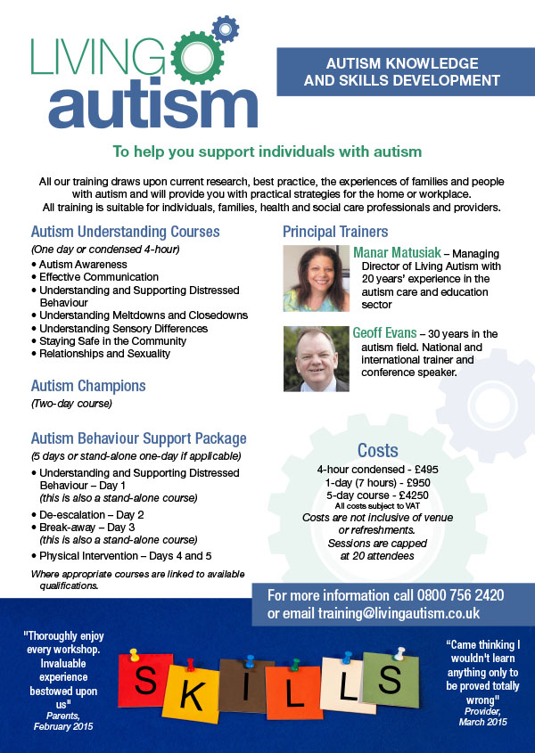 Living autism leaflet