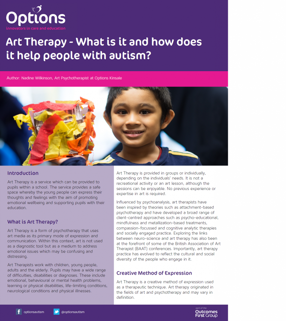 art therapy autism case study